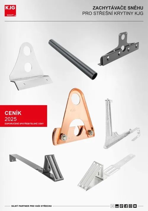 Zachytávače sněhu pro střešní krytiny KJG