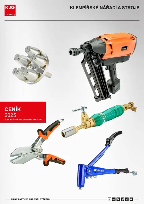 Klempířské nářadí a stroje