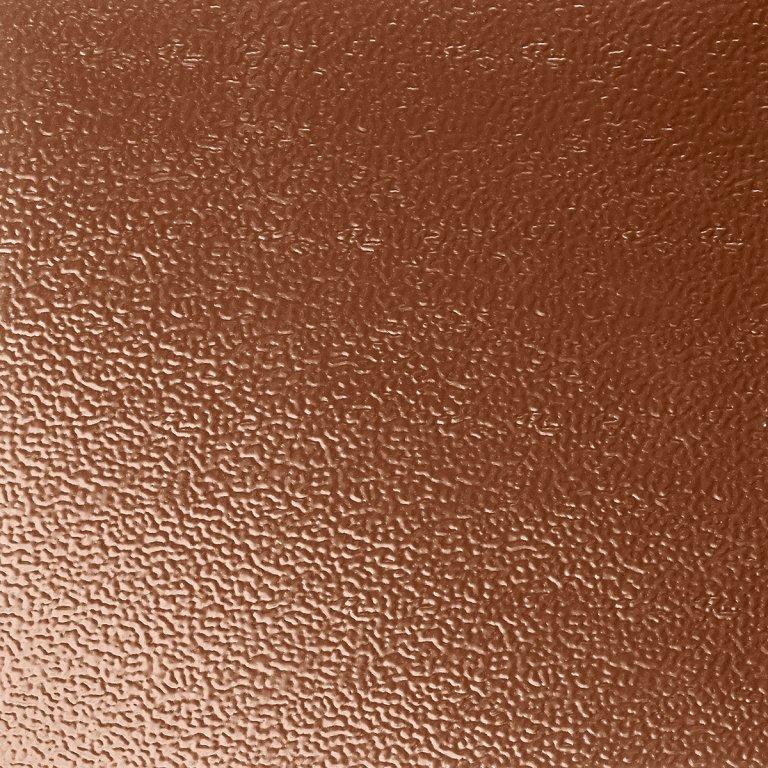 Měděno hnědá STUCCO  8004  -  Pozink lakovaný STUCCO  -  Obrázek