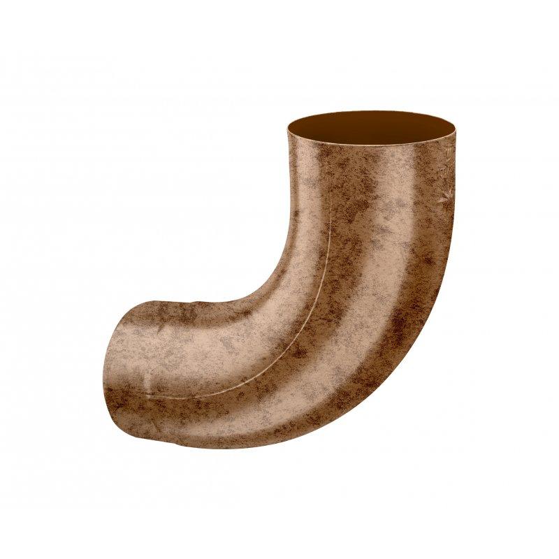 Svodové koleno 85°  - Hliník lakovaný  - Patina měděná  -  Obrázek