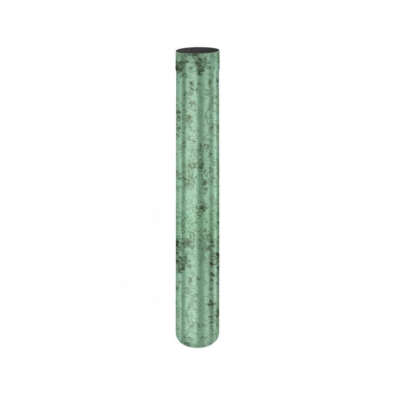 Svodová roura  [s=0,70]  - Hliník lakovaný  - Patina zelená  -  Obrázek