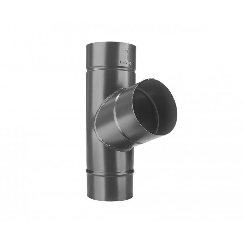 Svodová odbočka 72°  - Hliník lakovaný  - Antracit  -  Obrázek