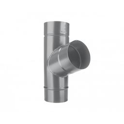 Svodová odbočka 72°  - Hliník lakovaný  - Světle šedá  -  Obrázek 1