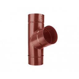 Svodová odbočka 72°  - Hliník lakovaný  - Ocelově červená  -  Obrázek 1