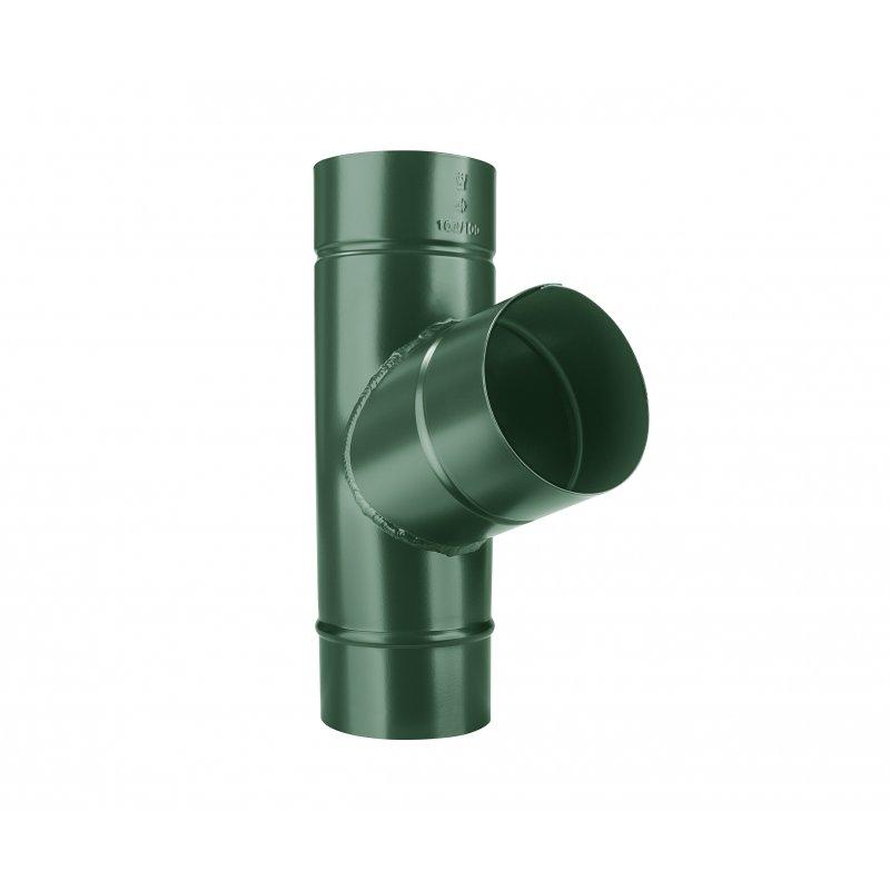 Svodová odbočka 72°  - Hliník lakovaný  - Mechově zelená  -  Obrázek