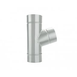 Svodová odbočka 72°  - Hliník lakovaný  - Zinkově šedá  -  Obrázek 2