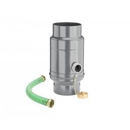 Sběrač dešťové vody s hadicí  - Hliník lakovaný  - Světle šedá  -  Obrázek 1