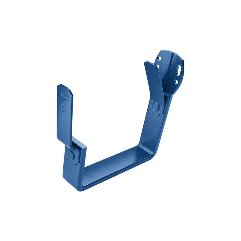 Žlabový hák hranatý čelní  - Hliník – Natur  - Pozink lakovaný – Modrá tmavá  -  Obrázek