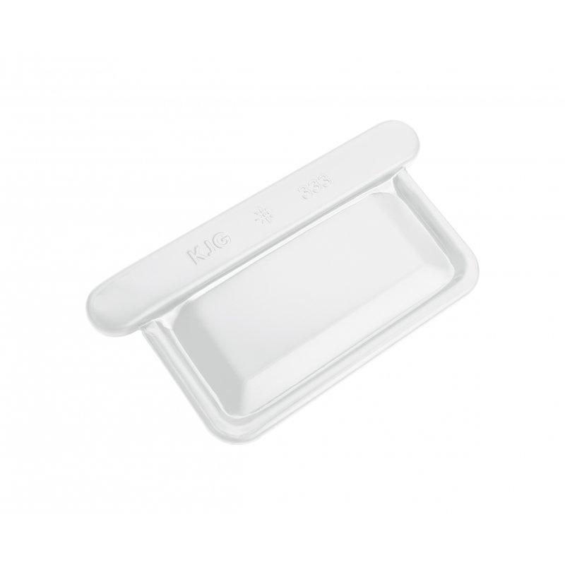 Čelo žlabové hranaté  - Pozink lakovaný  - Šedo bílá  -  Obrázek