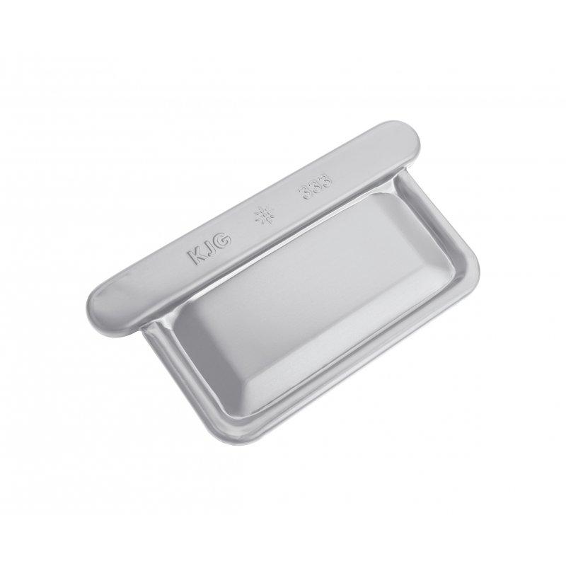 Čelo žlabové hranaté  - Pozink lakovaný  - Bílo hliníková  -  Obrázek