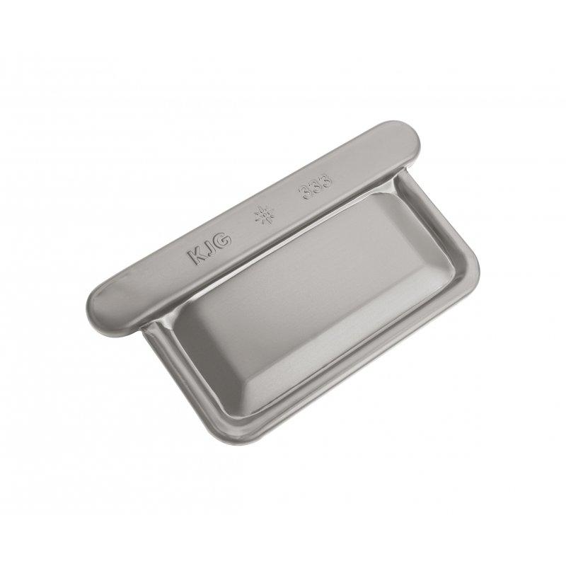 Čelo žlabové hranaté  - Pozink lakovaný  - Bílo hliníková tmavá – P.20  -  Obrázek