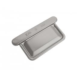 Čelo žlabové hranaté  - Pozink lakovaný  - Bílo hliníková tmavá – P.20  -  Obrázek 1