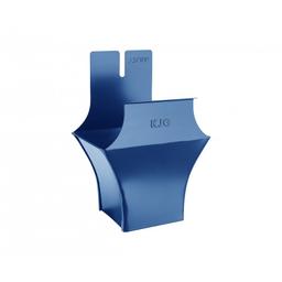 Kotlík žlabový hranatý  - Pozink lakovaný  - Modrá tmavá  -  Obrázek 1