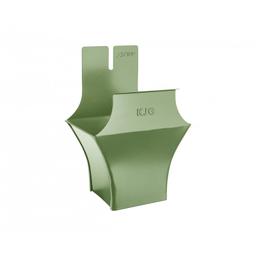 Kotlík žlabový hranatý - Pozink lakovaný - Trávově zelená - Obrázek 1