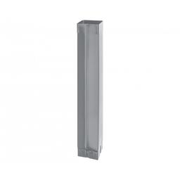 Svodová roura hranatá  [s=0,55]  - Pozink lakovaný  - Prachově šedá  -  Obrázek 1