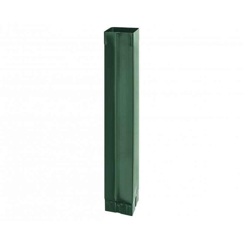 Svodová roura hranatá  [s=0,55]  - Pozink lakovaný  - Mechově zelená  -  Obrázek