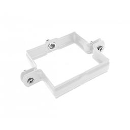 Svodová objímka hranatá M10  - Pozink lakovaný  - Šedo bílá  -  Obrázek 1