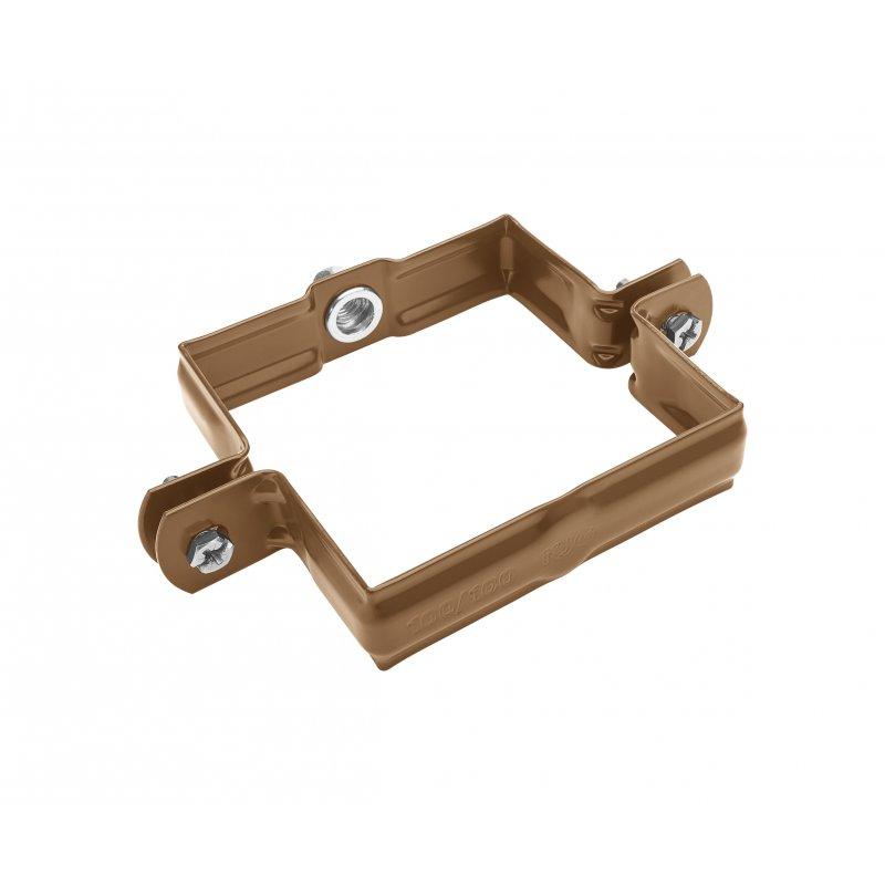 Svodová objímka hranatá M10  - Pozink lakovaný  - Metalická měděná  -  Obrázek