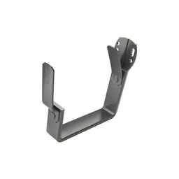 Žlabový hák hranatý čelní  - Hliník lakovaný  - Antracit  -  Obrázek 1