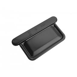 Čelo žlabové hranaté  - Hliník lakovaný  - Intenzivní černá  -  Obrázek 1