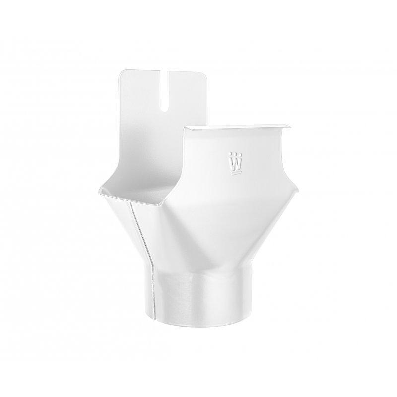 Kotlík žlabový hranatý/půlkruhový  - Hliník lakovaný  - Bílá  -  Obrázek