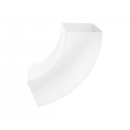 Svodové koleno hranaté 72°  - Hliník lakovaný  - Bílá  -  Obrázek 2