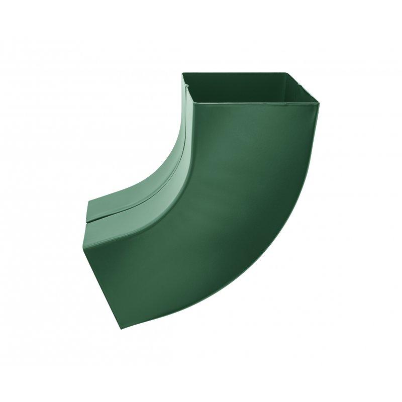 Svodové koleno hranaté 72°  - Hliník lakovaný  - Mechově zelená  -  Obrázek