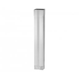 Svodová roura hranatá  [s=0,70]  - Hliník  - Natur  -  Obrázek 1