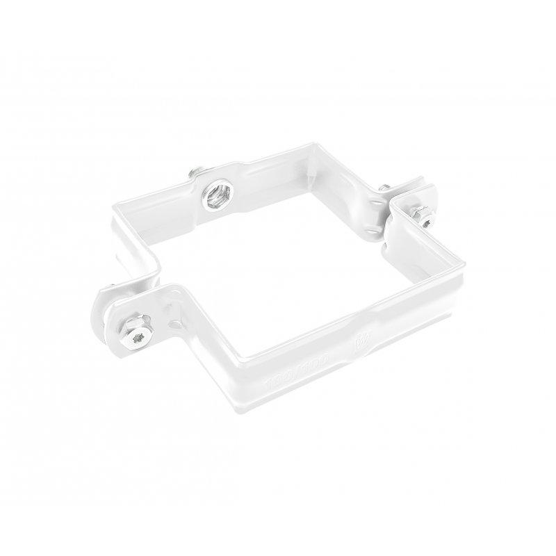 Svodová objímka hranatá M10  - Hliník lakovaný  - Bílá  -  Obrázek