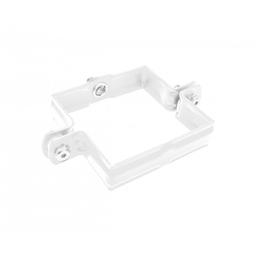 Svodová objímka hranatá M10  - Hliník lakovaný  - Bílá  -  Obrázek 1