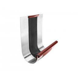 Dilatace nástřešního žlabu  - Pozink lakovaný  - Ocelově červená  -  Obrázek 1