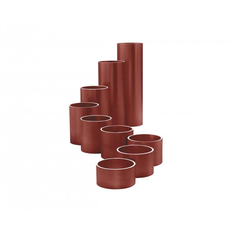 Svitek rozřez s fólií – 60 m  - Pozink lakovaný
MARCEGAGLIA  - Ocelově červená  -  Obrázek