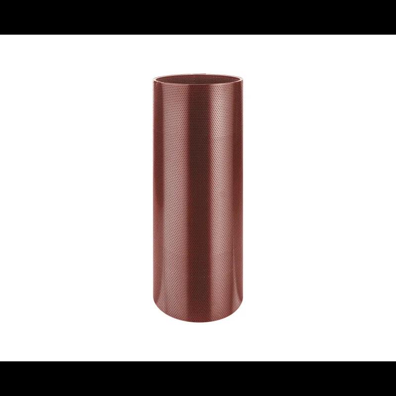 Děrovaný svitek  - Hliník lakovaný W.15 / Hliník lakovaný  - Ocelově červená W.15 / Ocelově červená  -  Obrázek