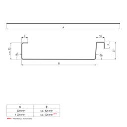 Svitek FALZ – 500 kg  - Hliník lakovaný W.15 STUCCO / Hliník lakovaný STUCCO  - Antracit W.15 STUCCO / Antracit STUCCO  -  Obrázek 2