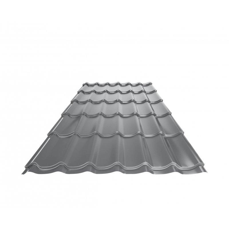 Střešní krytina UNI 1  - Pozink lakovaný  - Prachově šedá  -  Obrázek