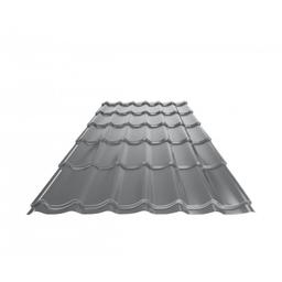 Střešní krytina UNI 1  - Pozink lakovaný  - Prachově šedá  -  Obrázek 1