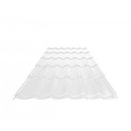 Střešní krytina UNI 1  - Pozink lakovaný  - Bílá  -  Obrázek 1