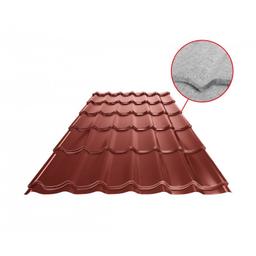 Střešní krytina UNI 1 SQ (sound – aqua)  - Pozink lakovaný  - Ocelově červená  -  Obrázek 1