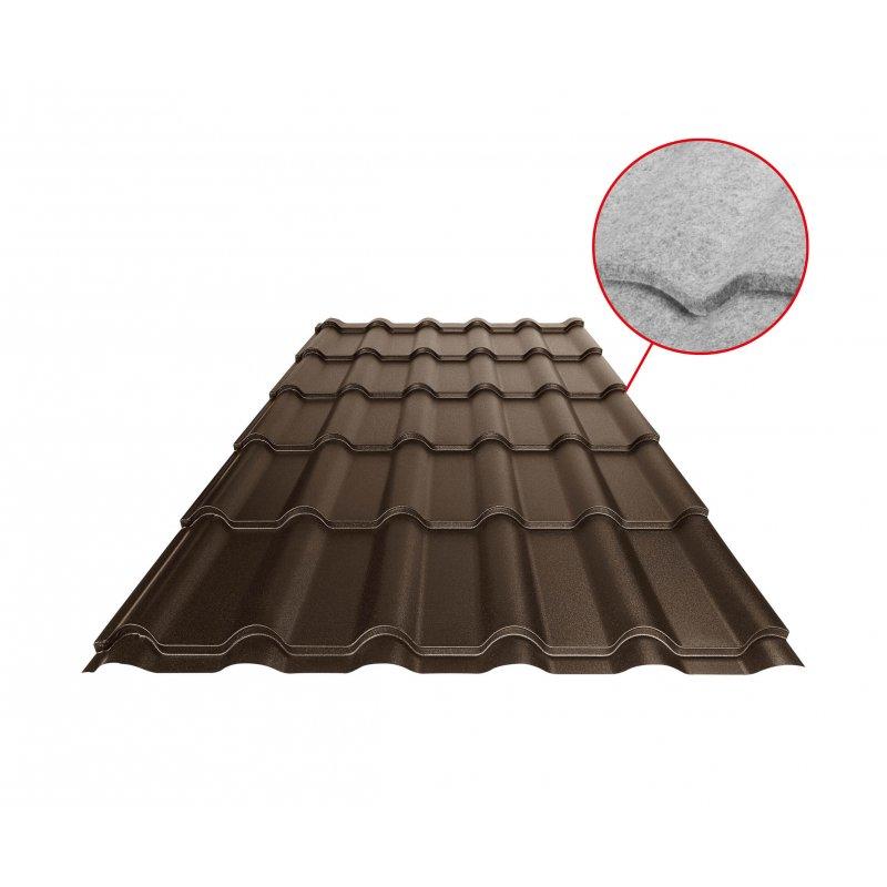 Střešní krytina UNI 2 SQ (sound – aqua)  - Pozink lakovaný
MATT MARCEGAGLIA  - Testa di Moro MATT  -  Obrázek