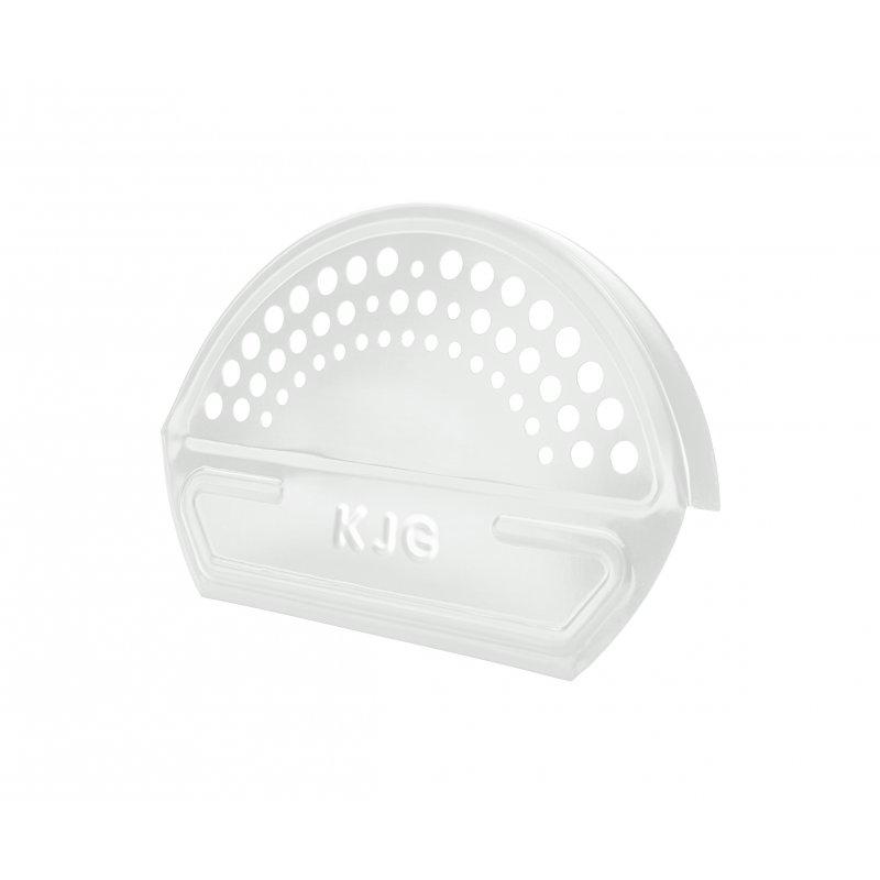 Ukončení hřebenáče čelní  - Pozink lakovaný  - Šedo bílá  -  Obrázek