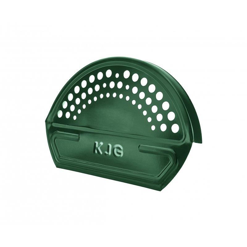 Ukončení hřebenáče čelní - Pozink lakovaný - Mechově zelená - Obrázek