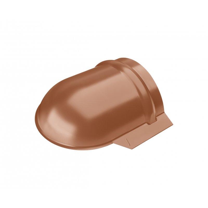 Ukončení hřebenáče oblé  - Pozink lakovaný  - Měděno hnědá  -  Obrázek