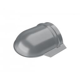 Ukončení hřebenáče oblé  - Pozink lakovaný  - Prachově šedá  -  Obrázek 1