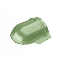 Ukončení hřebenáče oblé  - Pozink lakovaný  - Trávově zelená  -  Obrázek 1