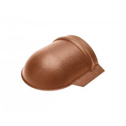 Ukončení hřebenáče oblé  - Pozink lakovaný
MATT  - Měděno hnědá MATT  -  Obrázek 1