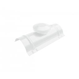 Hřebenáč větrací  - Pozink lakovaný  - Šedo bílá  -  Obrázek 1