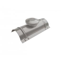 Hřebenáč větrací  - Pozink lakovaný  - Bílo hliníková tmavá  -  Obrázek 1