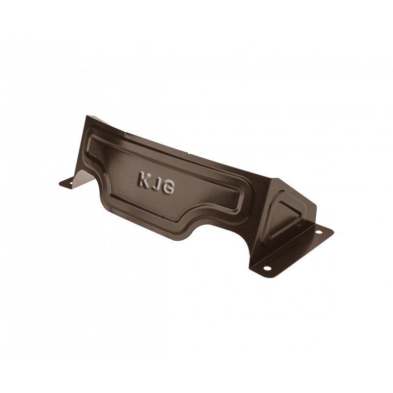 Zachytávač sněhu obloukový  - Pozink lakovaný  - Testa di Moro  -  Obrázek