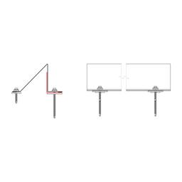 Pozinkovaná výztuž zachytávače sněhu  - Pozink  - Natur  -  Obrázek 3