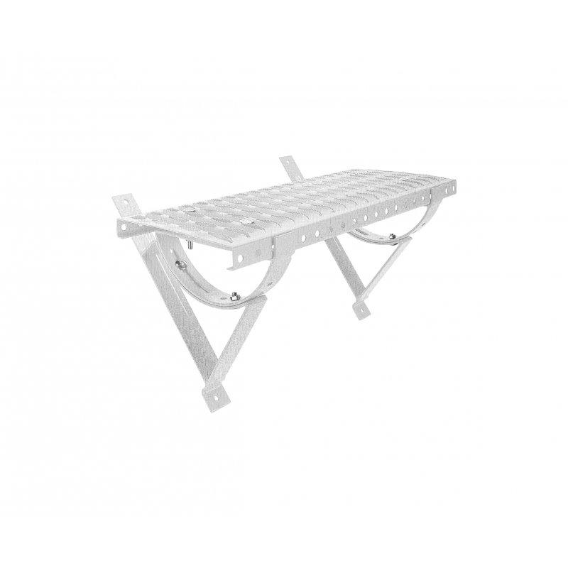 Střešní schod na krytinu UNI  - Pozink  - Natur  -  Obrázek